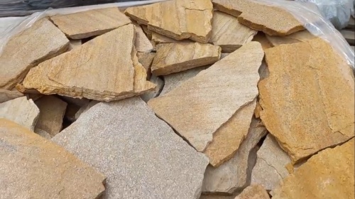 Плитняк златолит жёлтый для цоколя купить в Пензенской области