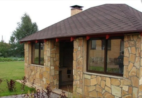 Плитняк златолит жёлтый для фасада 1,5-3 см купить в Пензенской области