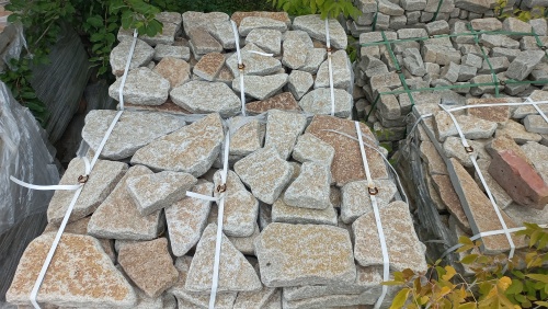 Гранитный плитняк галтованный для парковки купить в Пензенской области