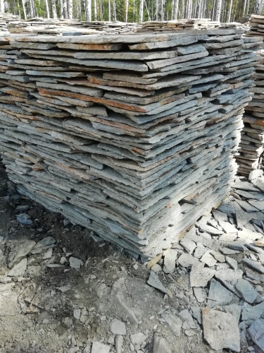 Плитняк златолит Уральский для цоколя, отмостки купить в Пензенской области